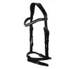 Hilbar Royal Exklusiv Bridle – Black With Crown Diamond
