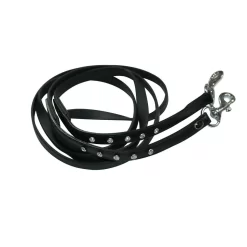 Hilbar Biothane Reins – Black With Diamonds