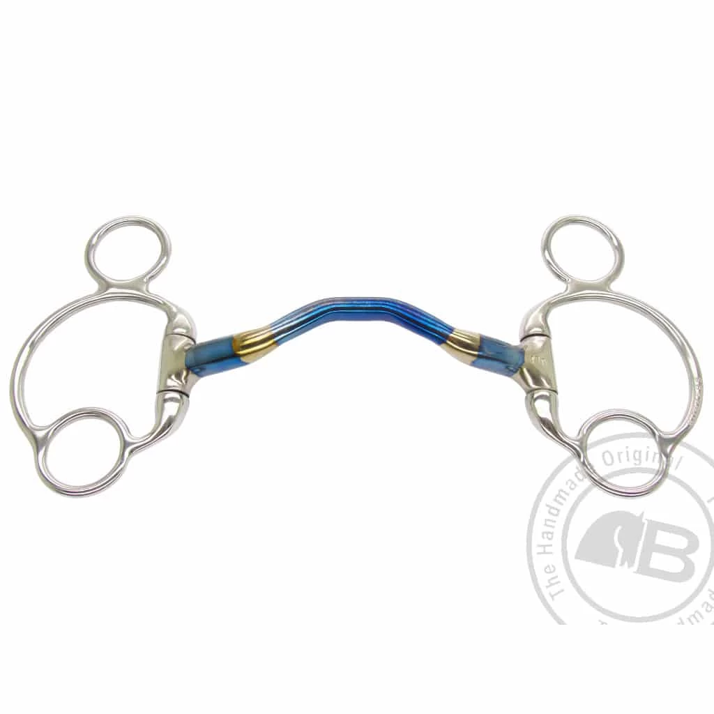 Bombers Eggbutt 2.5 Ring Happy Tongue Bit