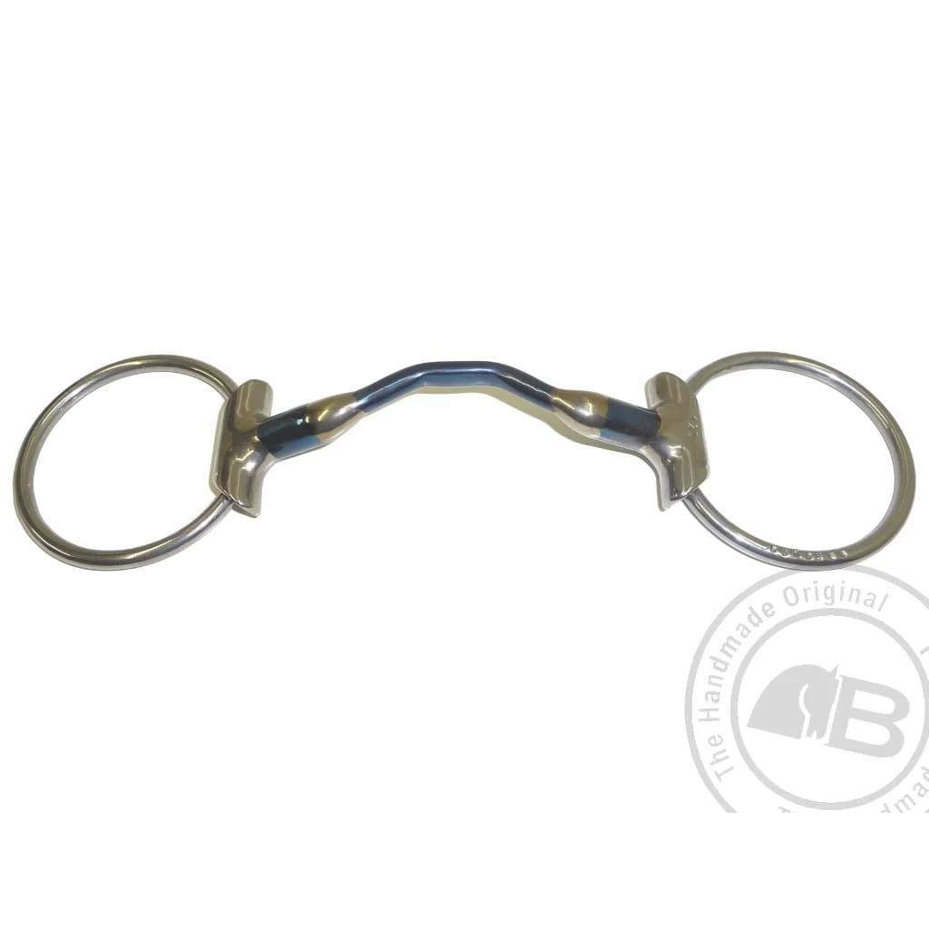 Bombers Eggbutt Loose Ring Happy Tongue Bit