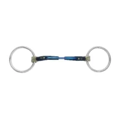 Bombers Loose Ring Bridoon Snaffle Cable Bit