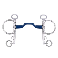 Bombers Polo Pelham 55 Bomber Blue Swivel Bit