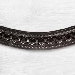 Kieffer Browband – Comfort Verona (Black Crystals)