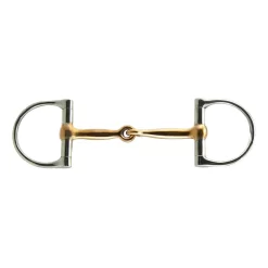 Can-Pro Copper Heavyweight Dee Ring Snaffle Bit
