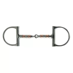 Can-Pro Copper Roller Dee Ring Snaffle Bit