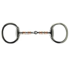 Can-Pro Flat Ring Copper Roller Eggbutt Bit