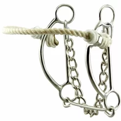 Can-Pro Trap Hackamore With Rope Nose