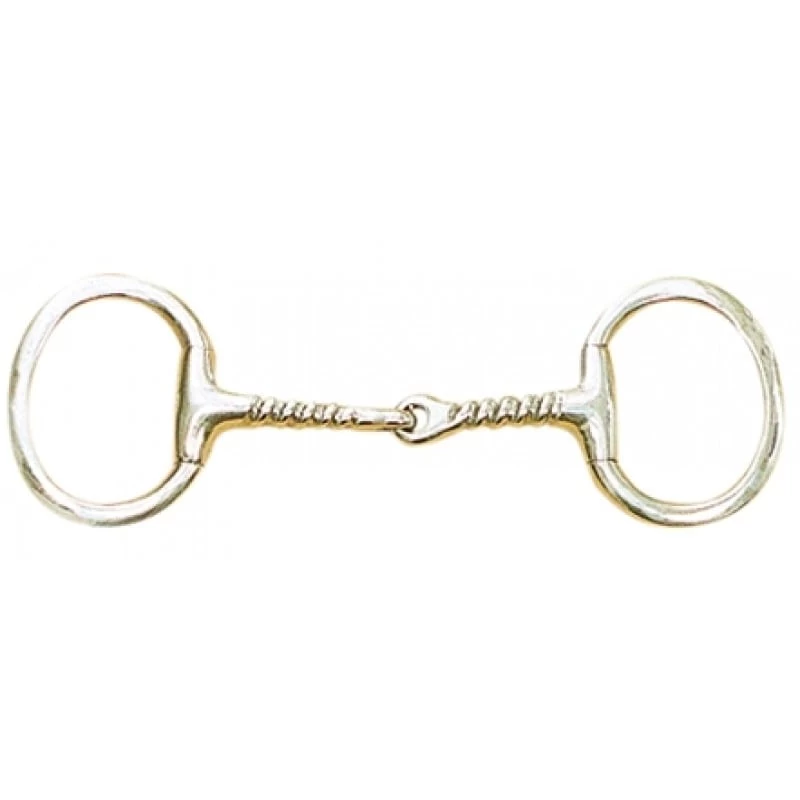 Cavalier Corkscrew Eggbutt Snaffle Bit