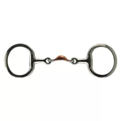 Can-Pro Eggbutt Copper Quarter Moon Snaffle Bit