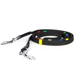 Eques Anti-slip Reins With Coloured Stoppers