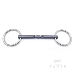 Fager Madeleine Titanium Double Jointed Loose Ring Bit