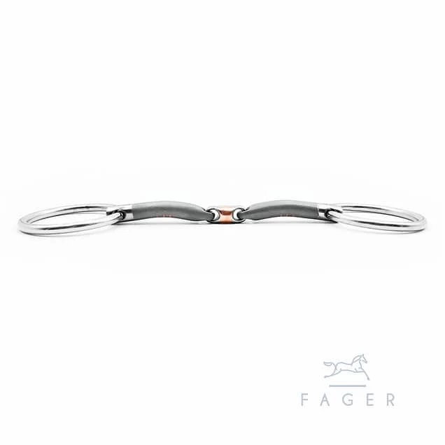 Fager Oliver Sweet Iron Loose Ring Bradoon Bit - Image 3