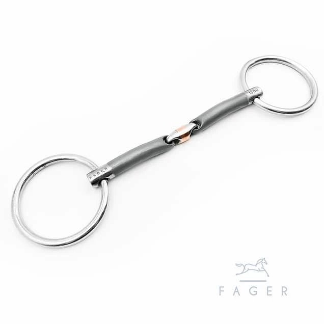 Fager Oliver Sweet Iron Loose Ring Bradoon Bit - Image 2