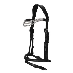 Hilbar Royal Exklusiv Bridle – Black With Triple Brilliant Wave