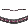 Kieffer Browband – Crystal Fuchsia Rose