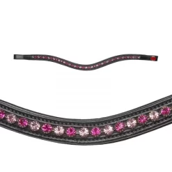 Kieffer Browband – Crystal Fuchsia Rose