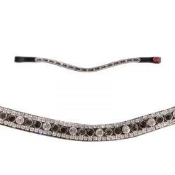 Kieffer Browband – Viola Black, White & Grey
