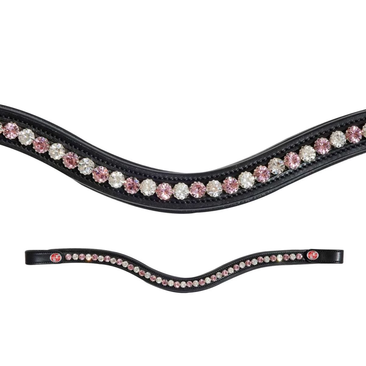 Kieffer FlexiLoop Browband – Large Crystal Rose