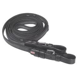 Karlslund Synthetic Reins With Stoppers And Buckles