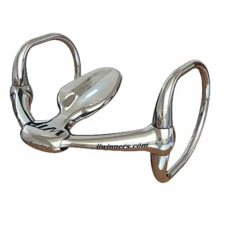 Winning Tongue Plate Lightweight Dee Eggbutt Snaffle Bit