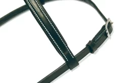 Hilbar Royal Bridle – White Fancy Stitched